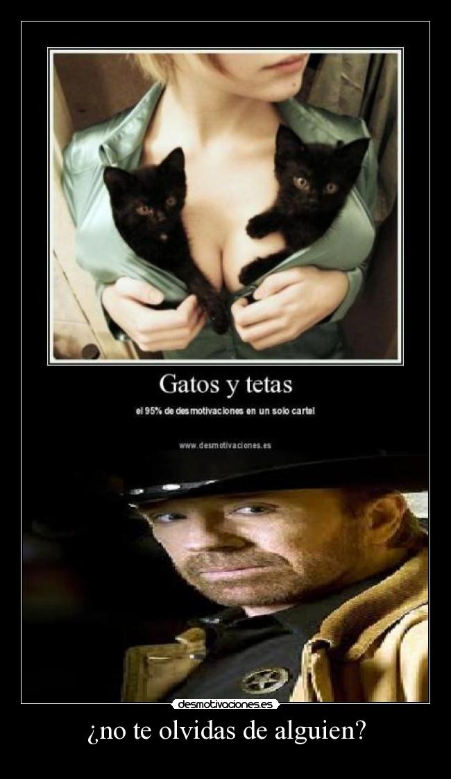 ¿no te olvidas de alguien? - 