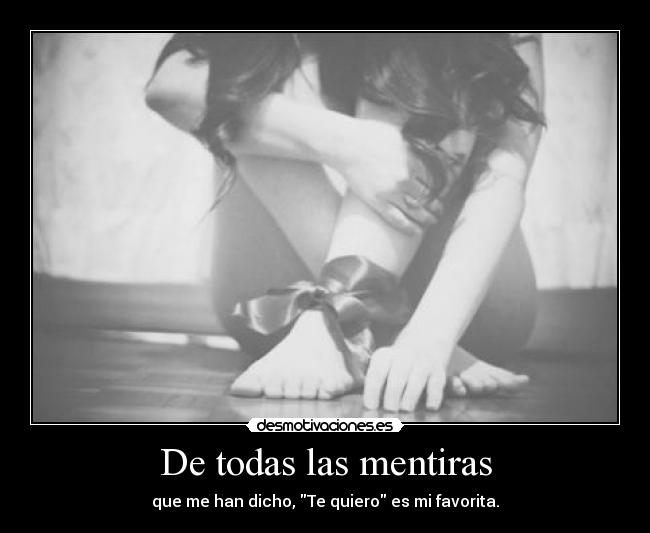 De todas las mentiras -