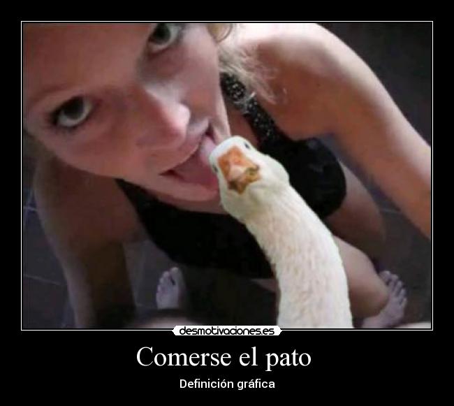 Comerse el pato - Definición gráfica