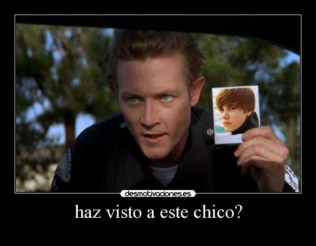 haz visto a este chico? - 