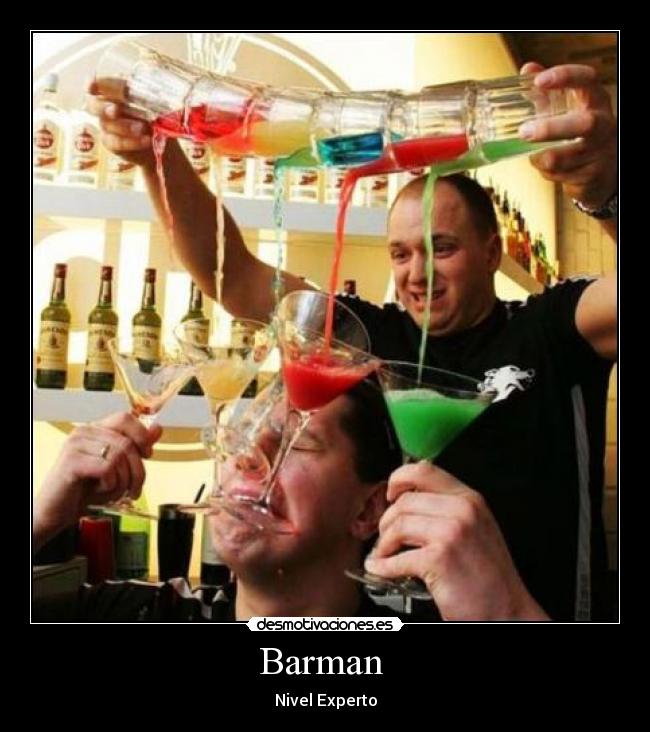 Barman - Nivel Experto