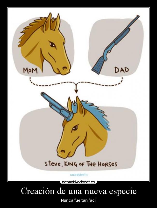 Creación de una nueva especie - 