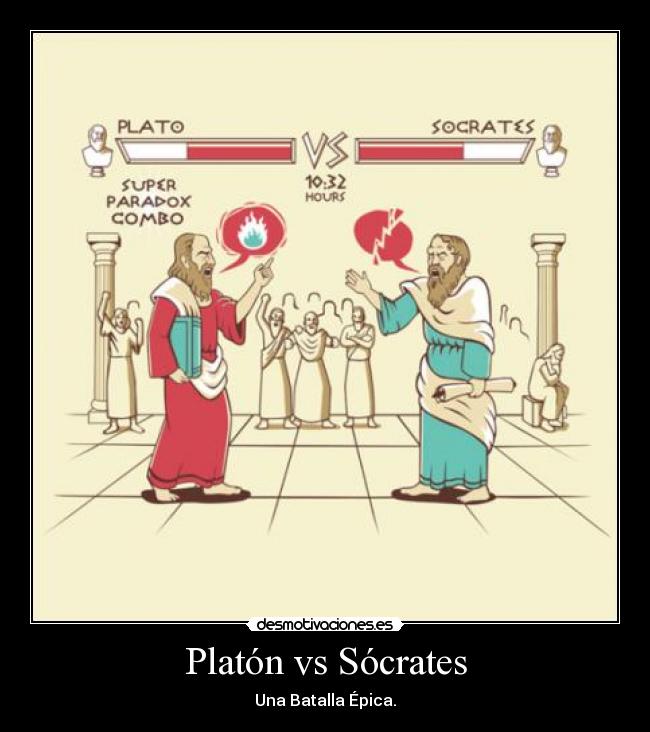 Platón vs Sócrates -