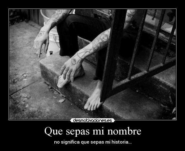Que sepas mi nombre - 