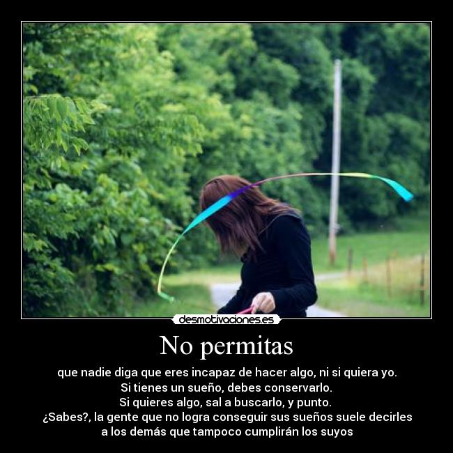 No permitas -