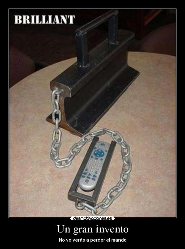 Un gran invento - No volverás a perder el mando