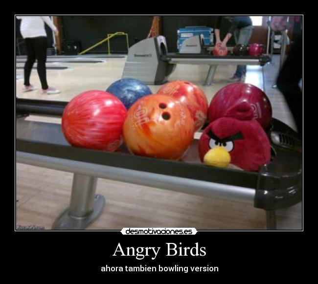 Angry Birds - ahora tambien bowling version