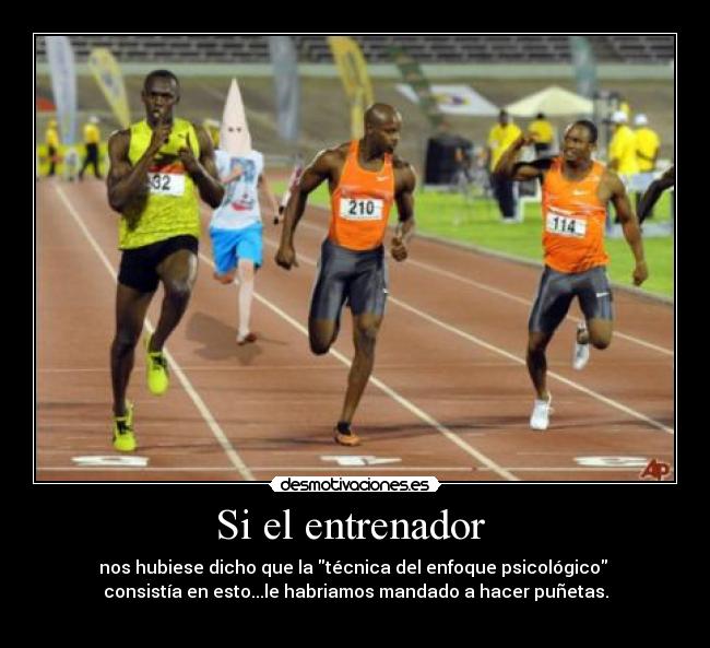 Si el entrenador  - 