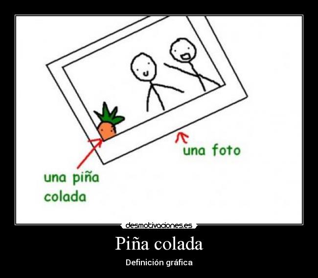 Piña colada - Definición gráfica