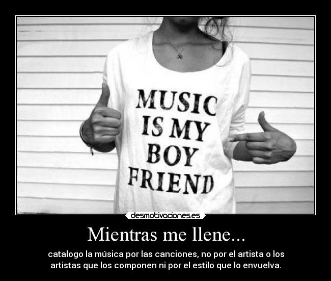 Mientras me llene... - 