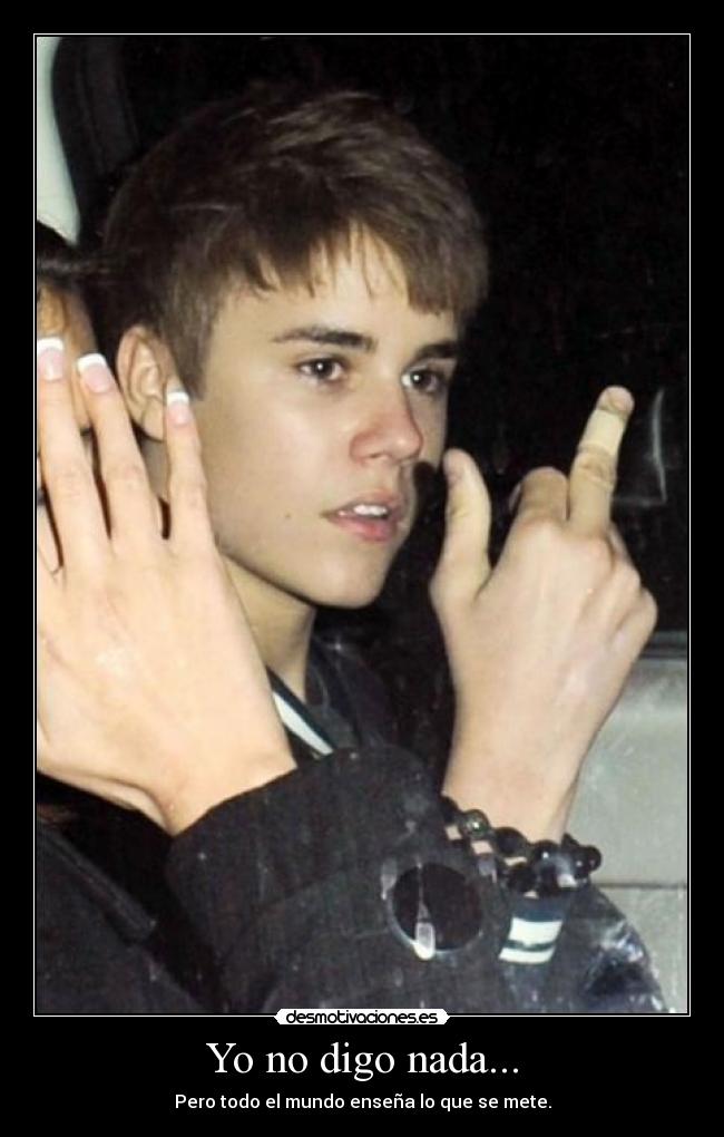 Yo no digo nada... -