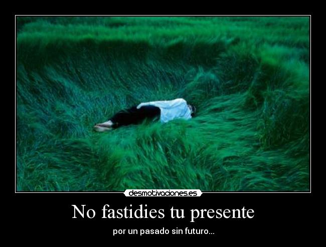 No fastidies tu presente - 