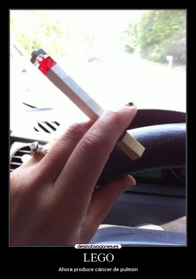 LEGO - Ahora produce cáncer de pulmón