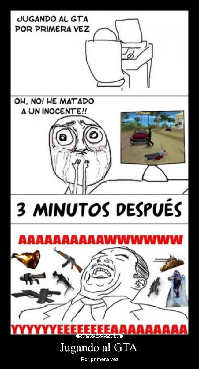 Jugando al GTA - Por primera vez