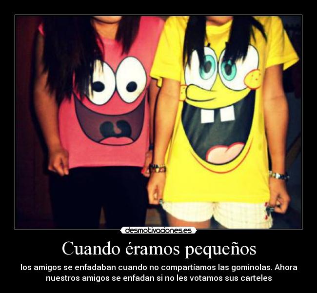 Cuando éramos pequeños -