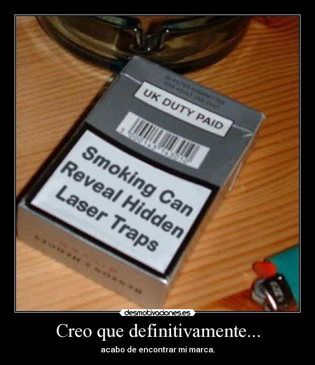 Creo que definitivamente... -