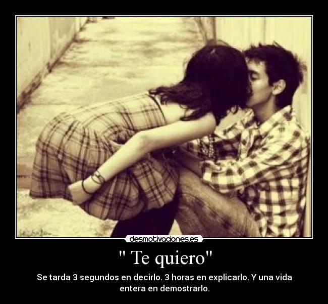 Te quiero -