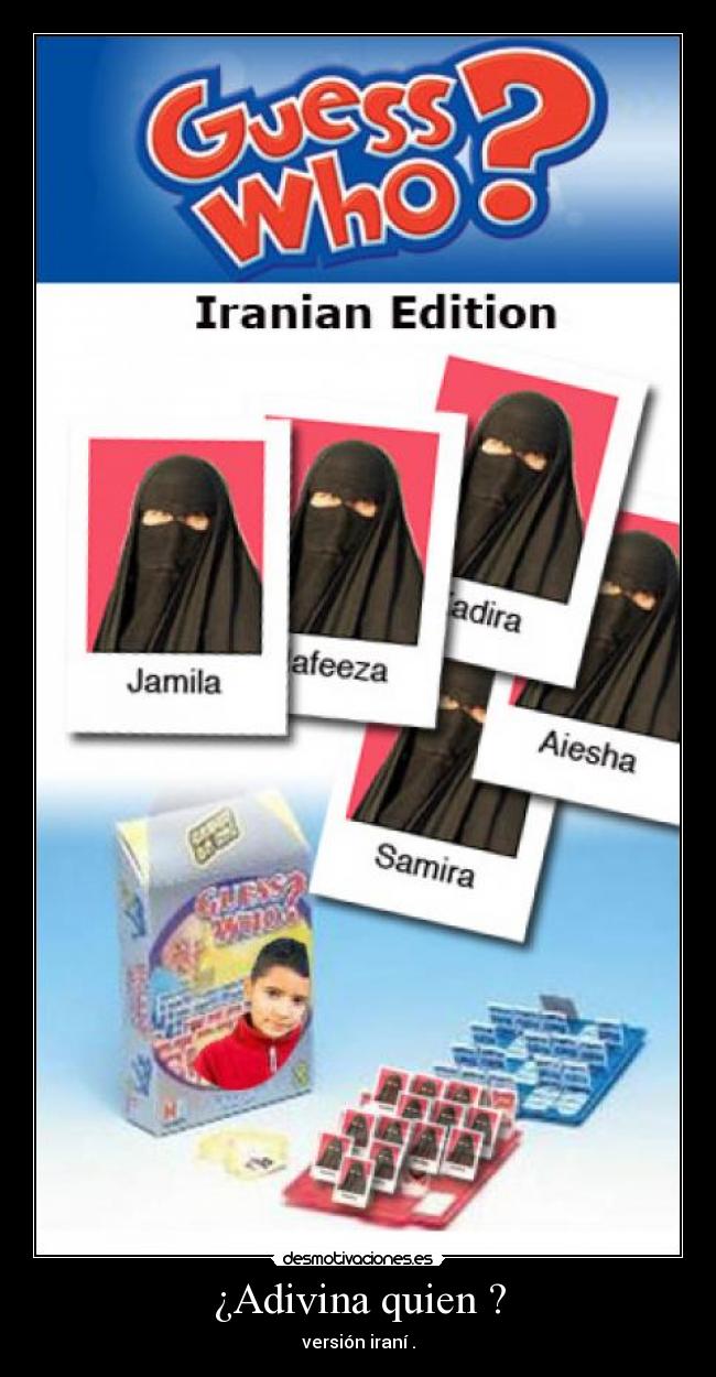 ¿Adivina quien ? - versión iraní .