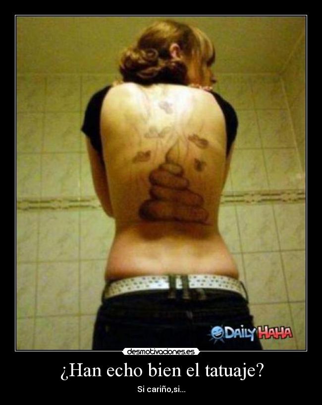 ¿Han echo bien el tatuaje? - 