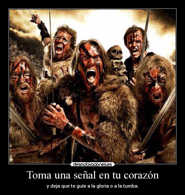 Toma una señal en tu corazón - 