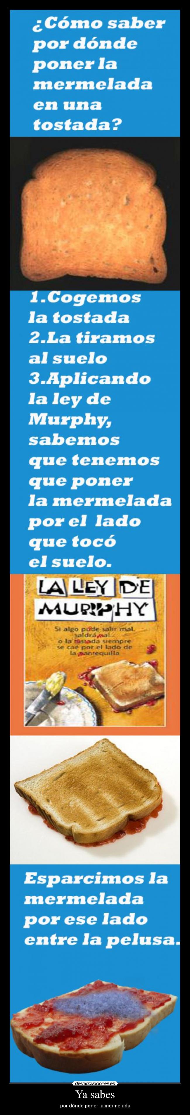 Ya sabes - por dónde poner la mermelada