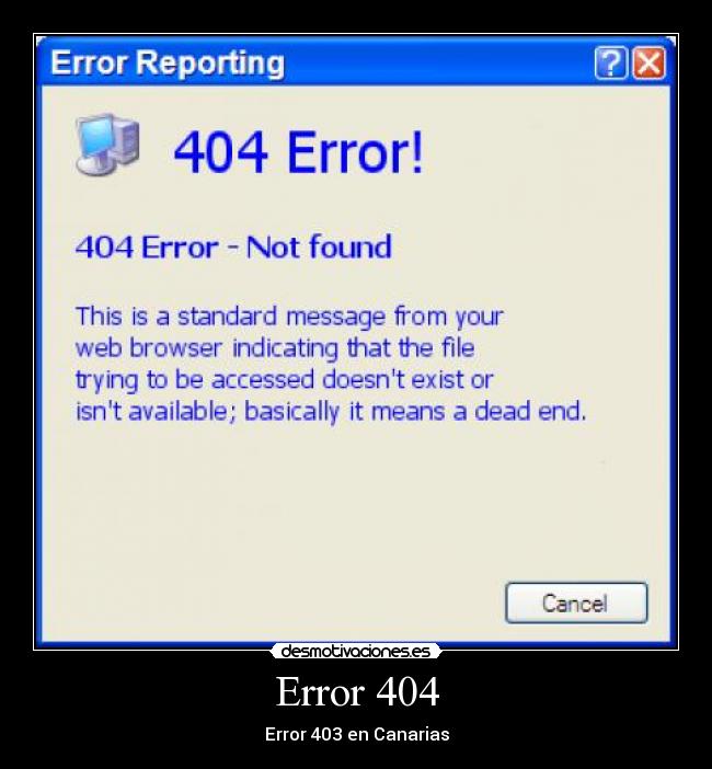 Error 404 - 