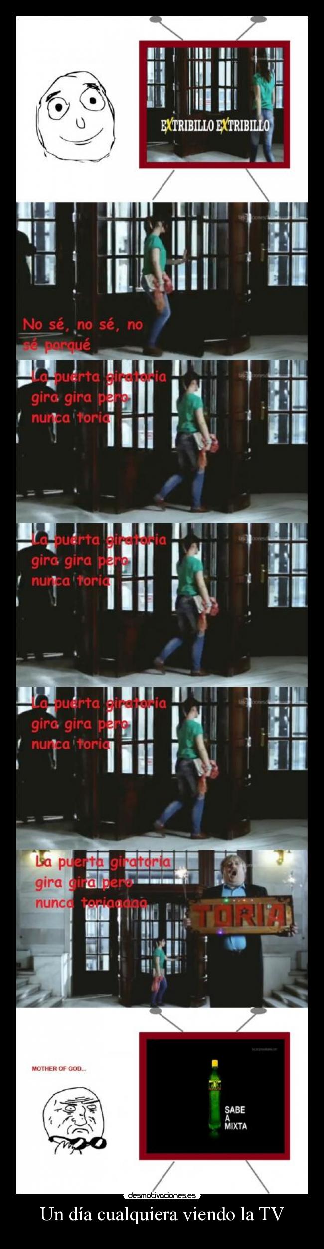 Un día cualquiera viendo la TV -