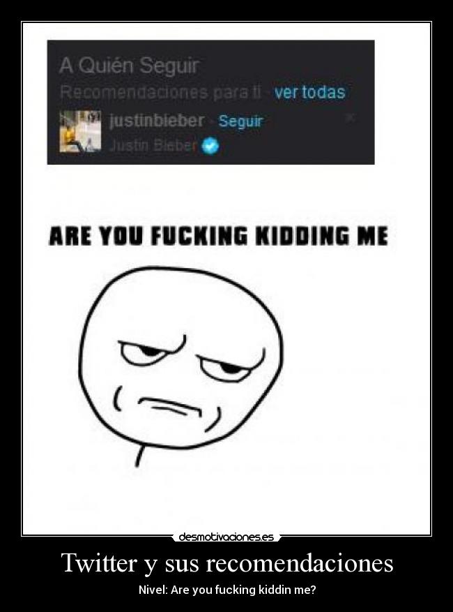 Twitter y sus recomendaciones -