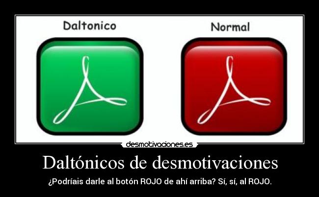 Daltónicos de desmotivaciones - 