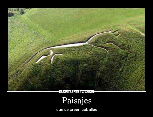 Paisajes - que se creen caballos