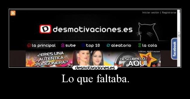 Lo que faltaba. - 