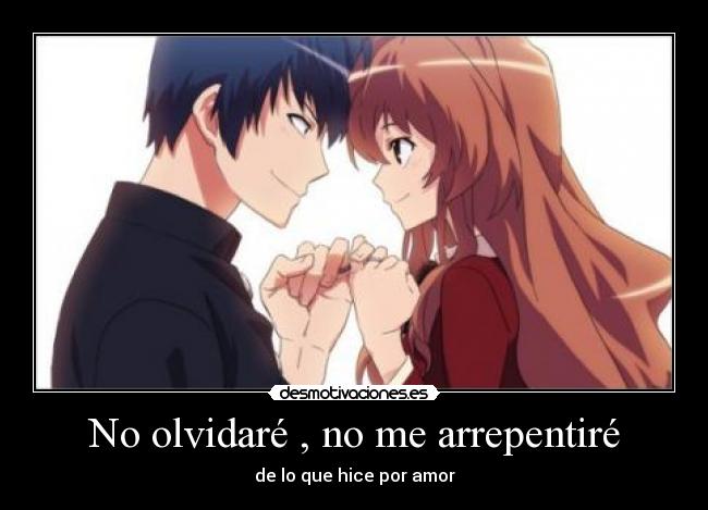 carteles amor anime desmotivaciones