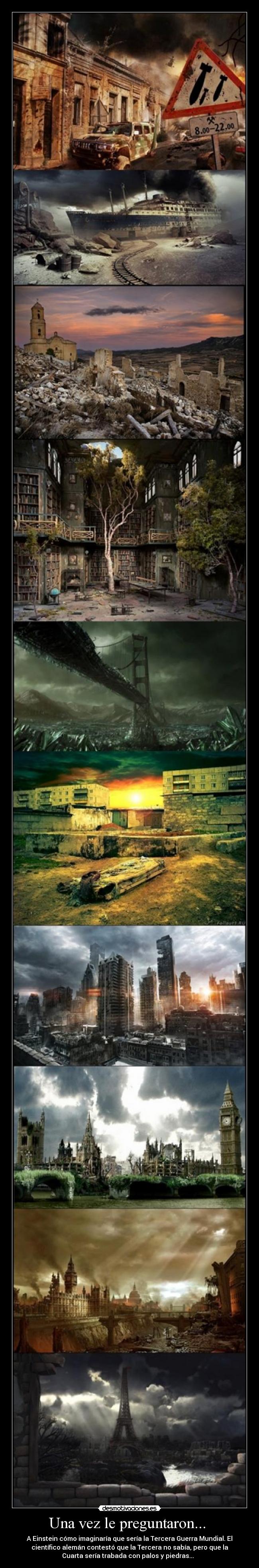 carteles como imaginaria que seria tercera guerra mundial cientifico aleman contesto que terc desmotivaciones