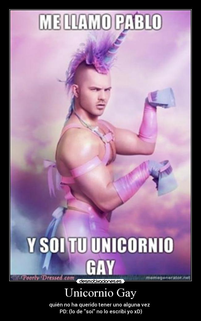 Unicornio Gay -