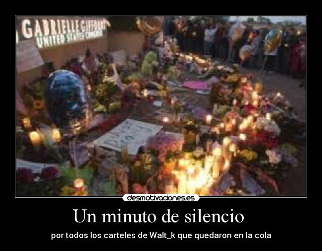 Un minuto de silencio -