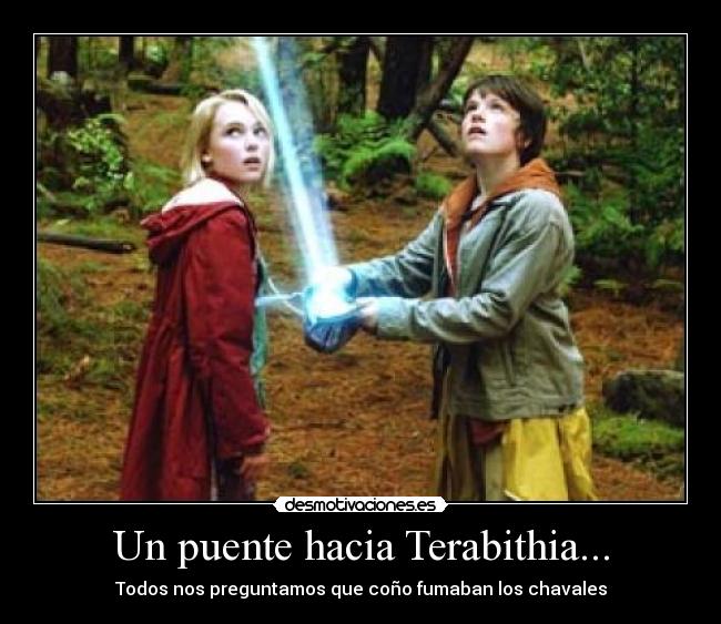 carteles terabithia desmotivaciones