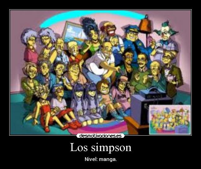 Los simpson - Nivel: manga.
