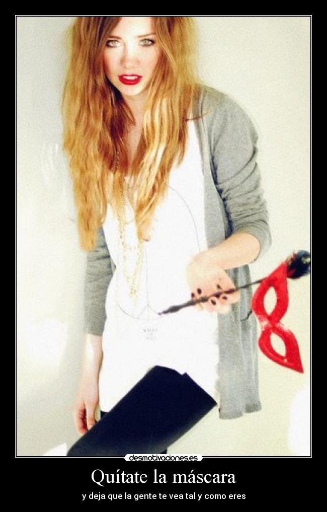 Quítate la máscara - 