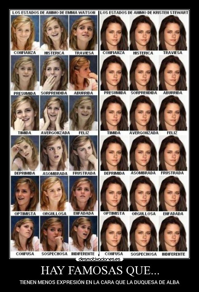 HAY FAMOSAS QUE... -
