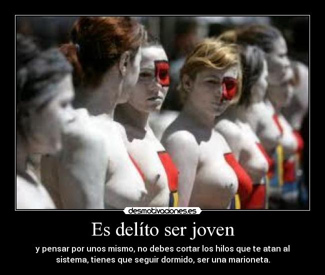 Es delíto ser joven -