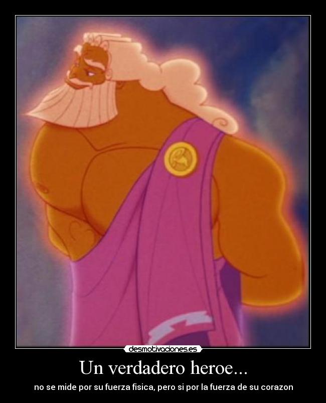 Un verdadero heroe... -