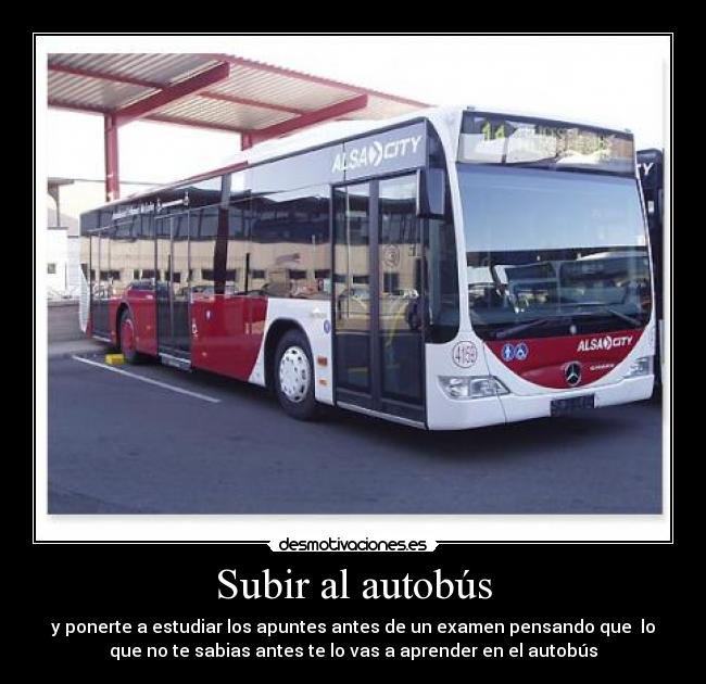Subir al autobús -