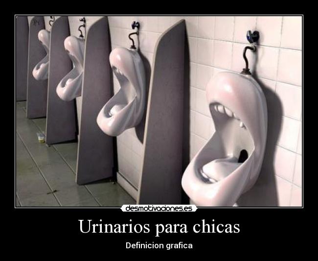 Urinarios para chicas - Definicion grafica
