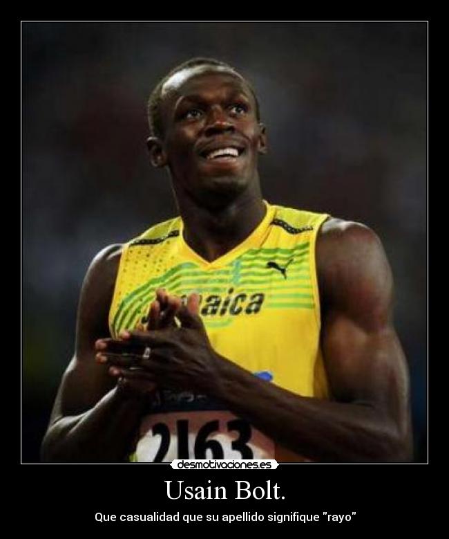 Usain Bolt. - 