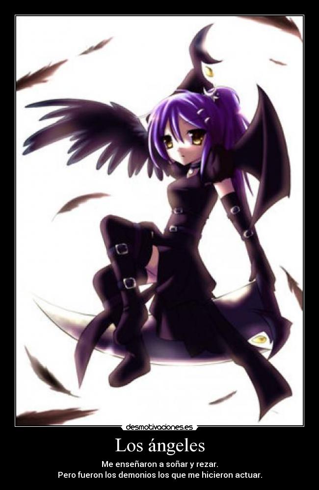 carteles angel demonio desmotivaciones