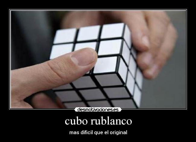 cubo rublanco -