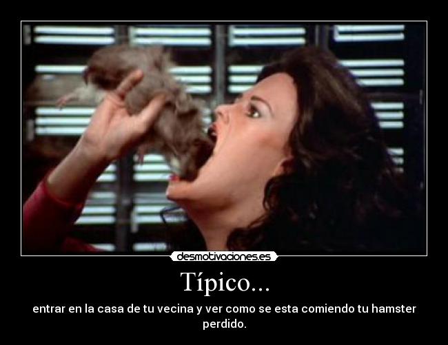 Típico... -