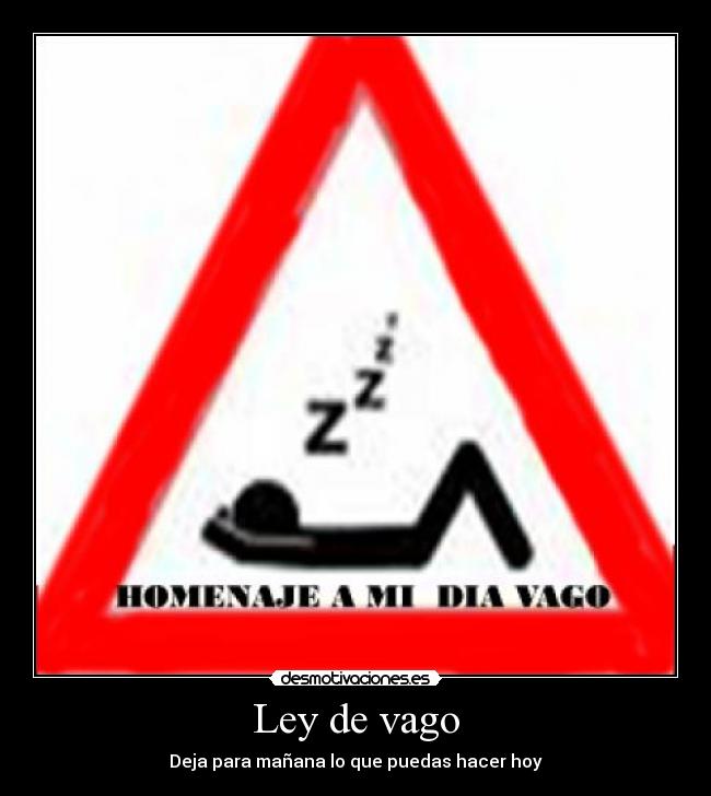 Ley de vago -