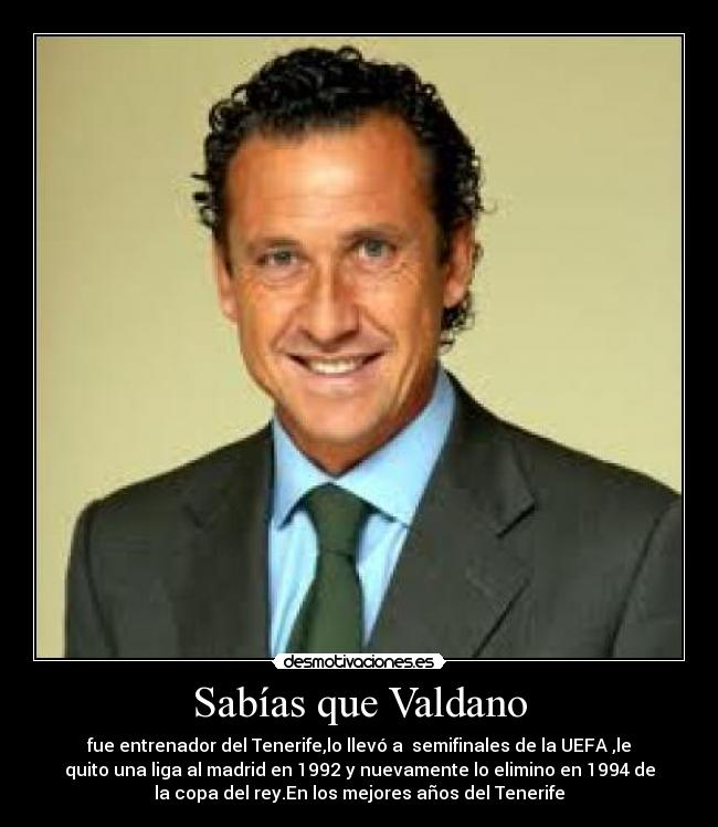 Sabías que Valdano - 