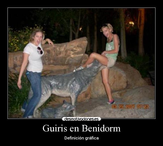 Guiris en Benidorm - Definición gráfica